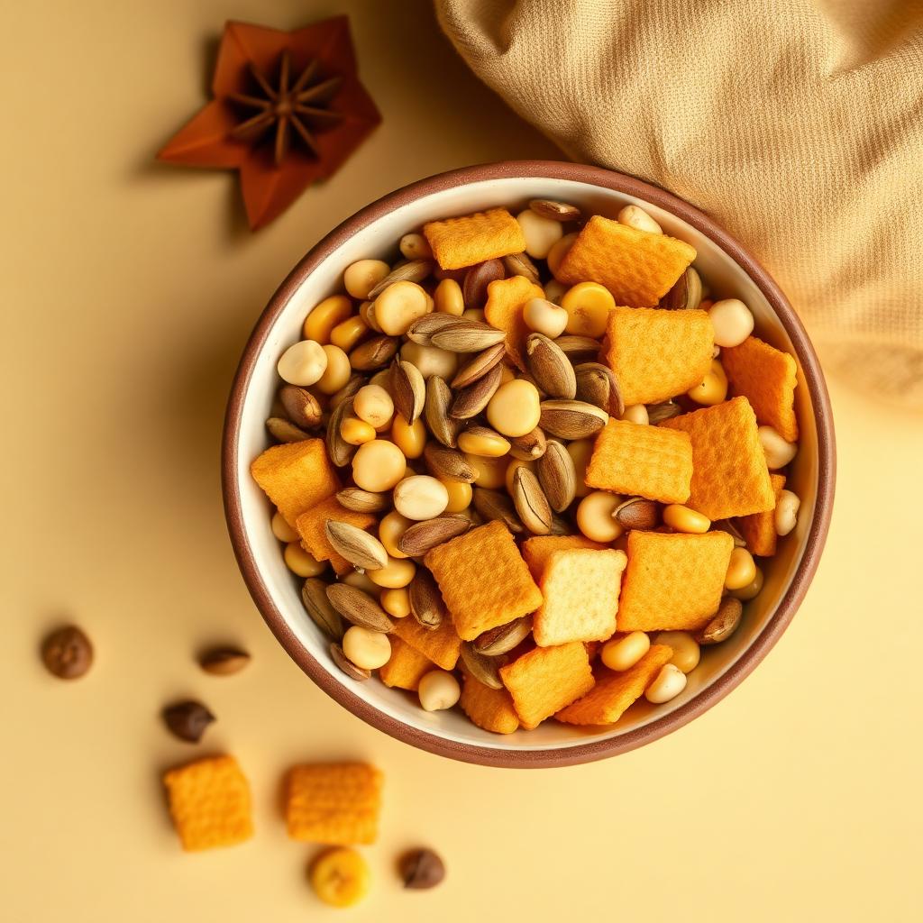 Mexican Bites with roasted corn, pumpkin seeds and jowar puffs